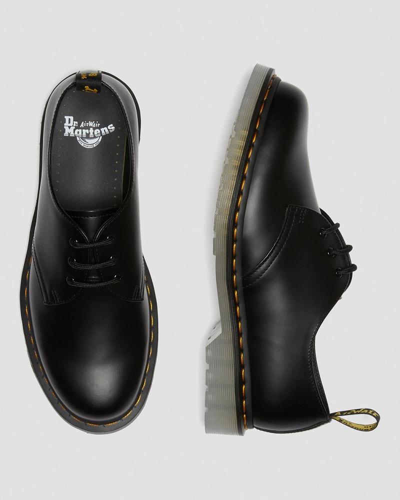 Black Women's Dr Martens 1461 Iced Smooth Leather Oxfords Shoes | CA 350QMA